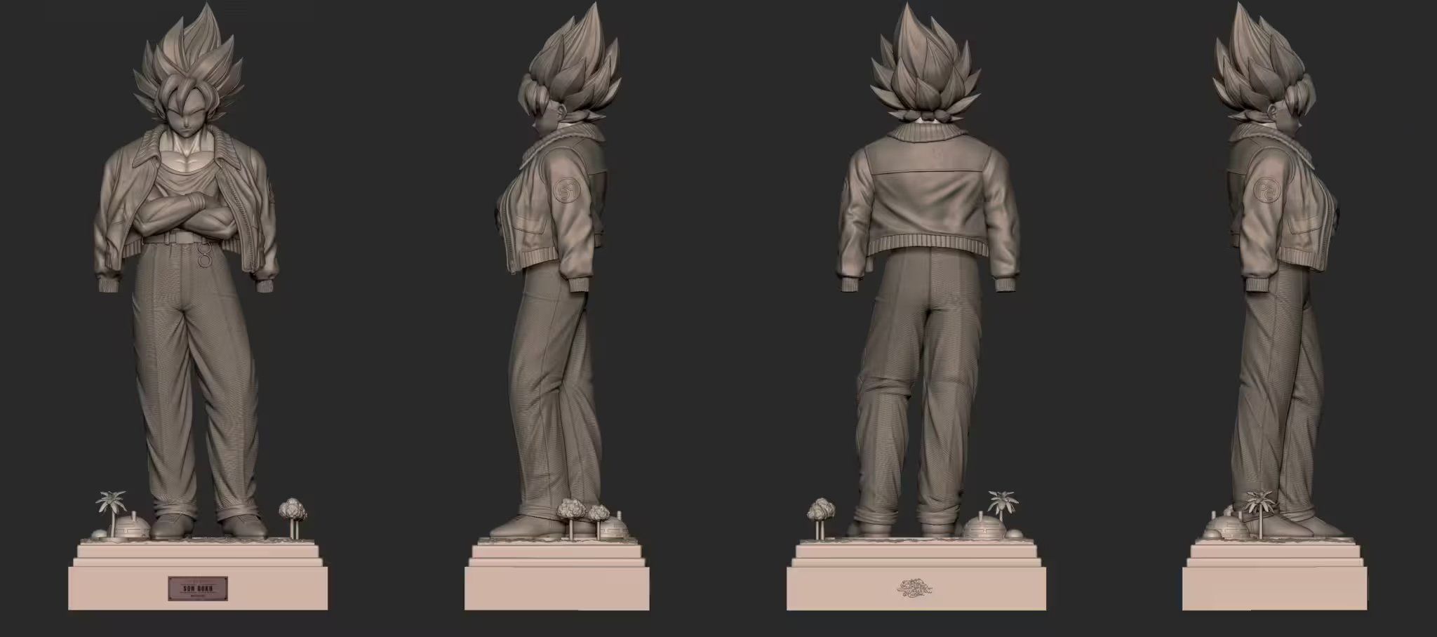 【pre order】 1/6 Scale Goku Resin Statue - Dragon Ball Casual Outfit Collectible - Image 4