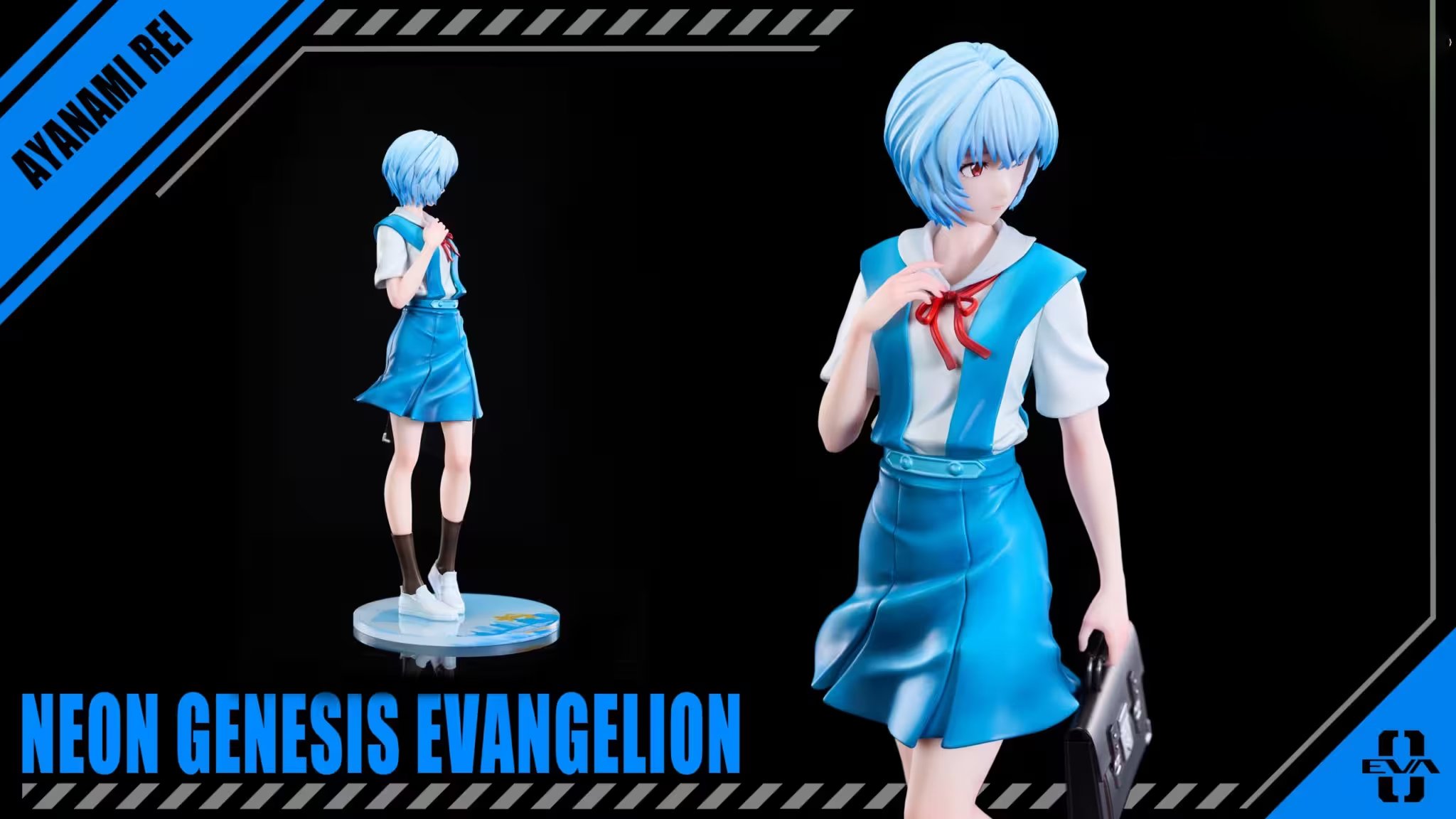 【pre order】Ayanami Rei Figure - School Uniform Collectible - Image 3