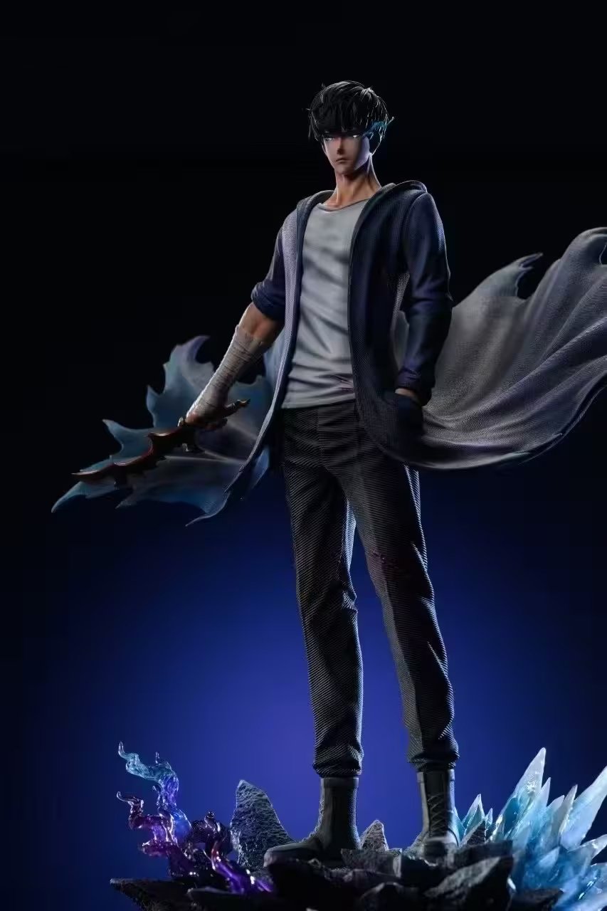 【pre order】Solo Leveling Sung Jin-woo Statue Hunter with Blue Blade