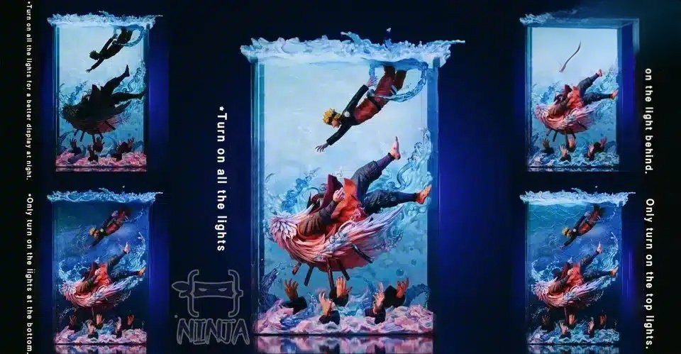 【Pre】Jiraiya Underwater Resin Figure - Naruto Legendary Sannin Statue - Image 3