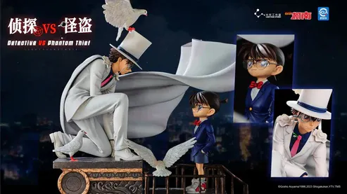【pre order】 Detective Conan vs Kaito Kid Figurine - Light Year Studio Duel - Image 4