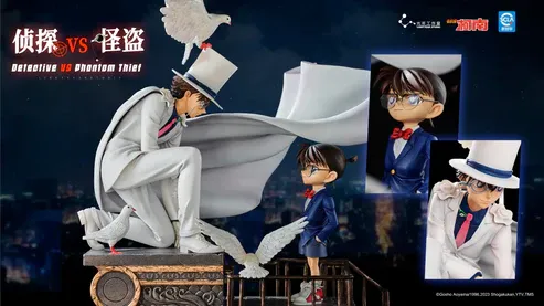 【pre order】 Detective Conan vs Kaito Kid Figurine - Light Year Studio Duel - Image 7