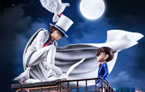 【pre order】 Detective Conan vs Kaito Kid Figurine - Light Year Studio Duel - Image 8