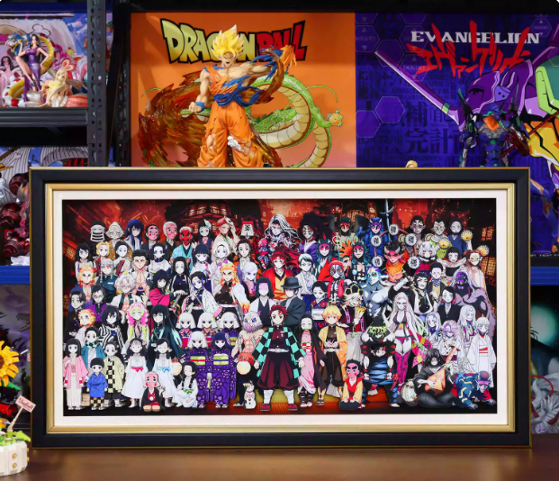 【pre order】Demon Slayer/One Piece/Dragon Ball 3D Wall Art Decorative Painting