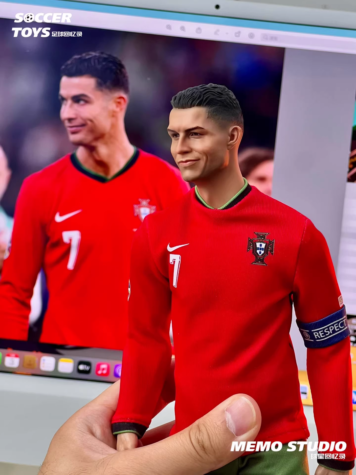 【pre order】 2024 European Cup Cristiano Ronaldo's last European Cup 1/6 Resin Statue Memo Studio - Image 8
