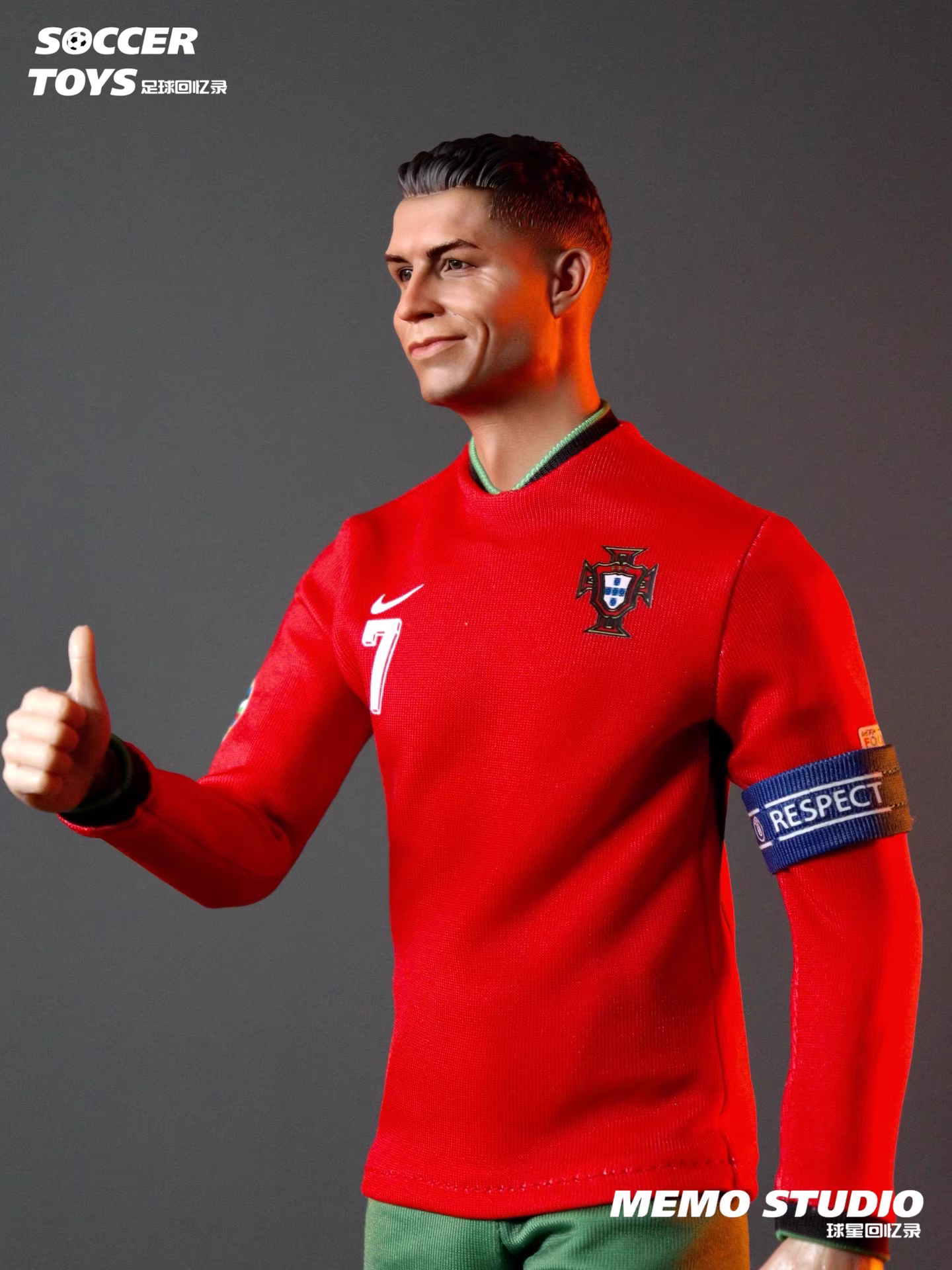 【pre order】 2024 European Cup Cristiano Ronaldo's last European Cup 1/6 Resin Statue Memo Studio - Image 5