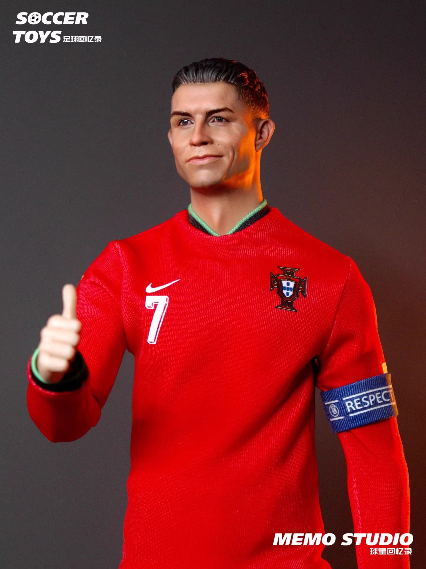 【pre order】 2024 European Cup Cristiano Ronaldo's last European Cup 1/6 Resin Statue Memo Studio - Image 6