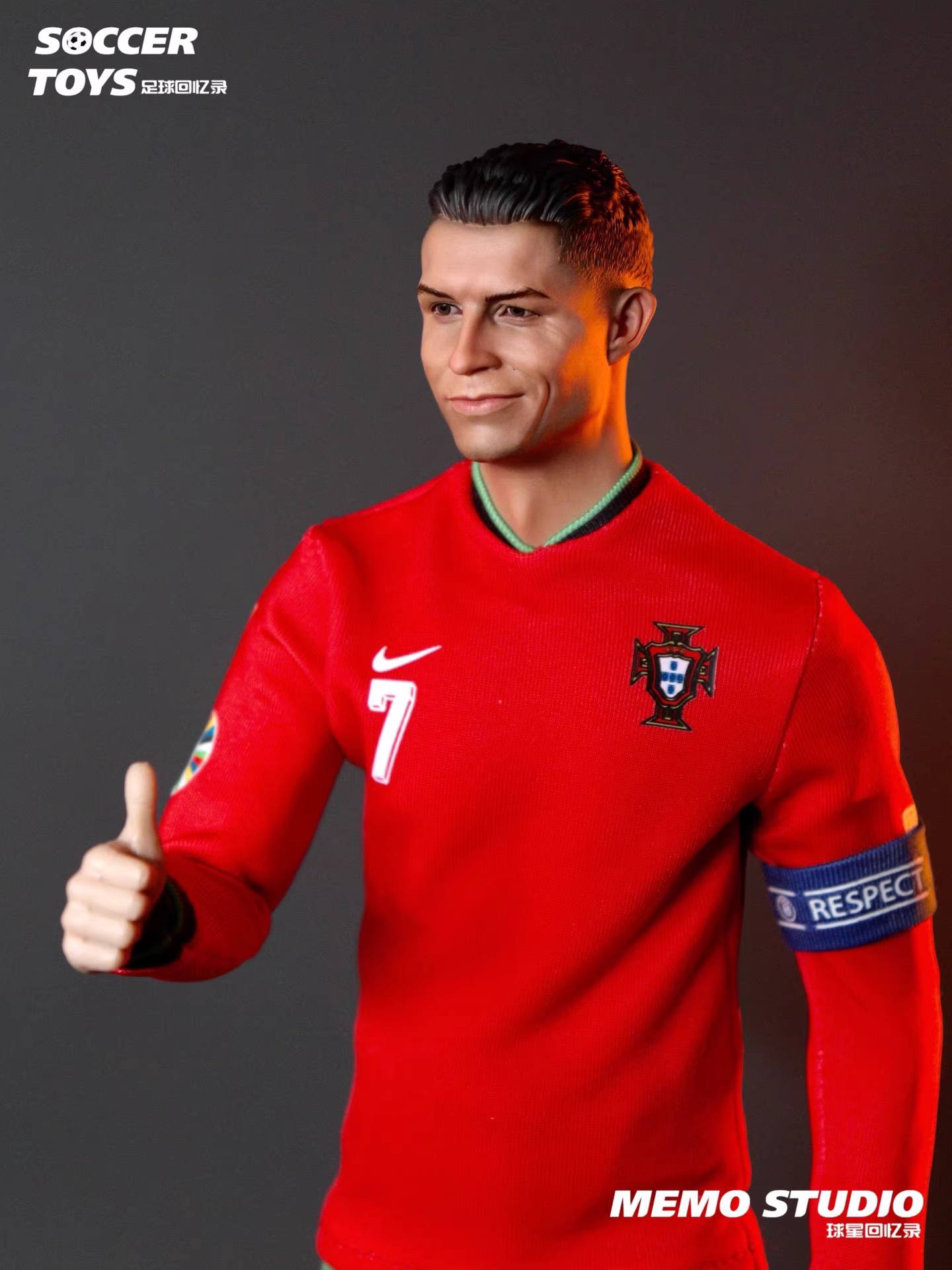 【pre order】 2024 European Cup Cristiano Ronaldo's last European Cup 1/6 Resin Statue Memo Studio - Image 4
