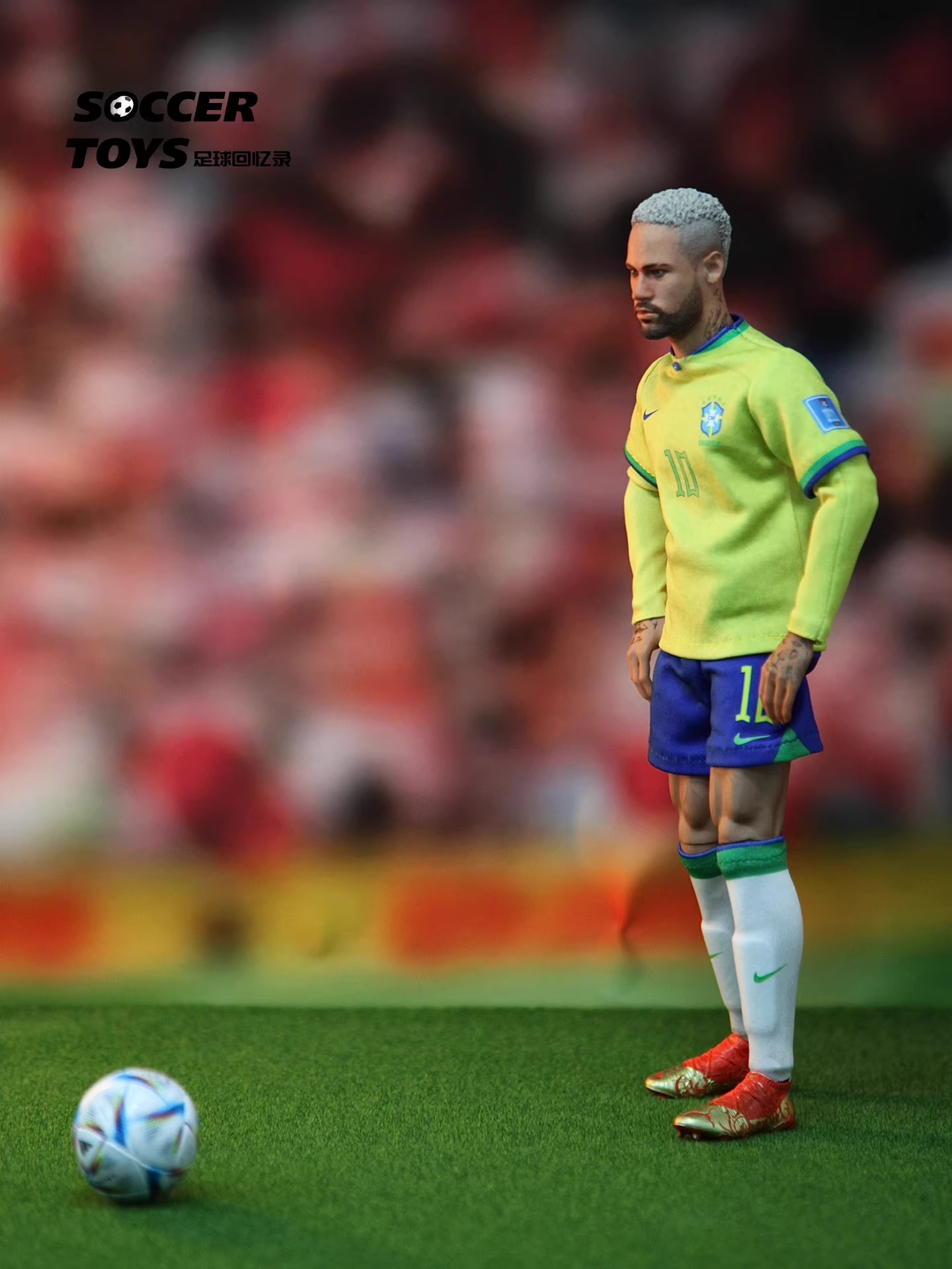 【pre order】Neymar Brazilian National Team 1/6 Scale Resin Statue - Image 3