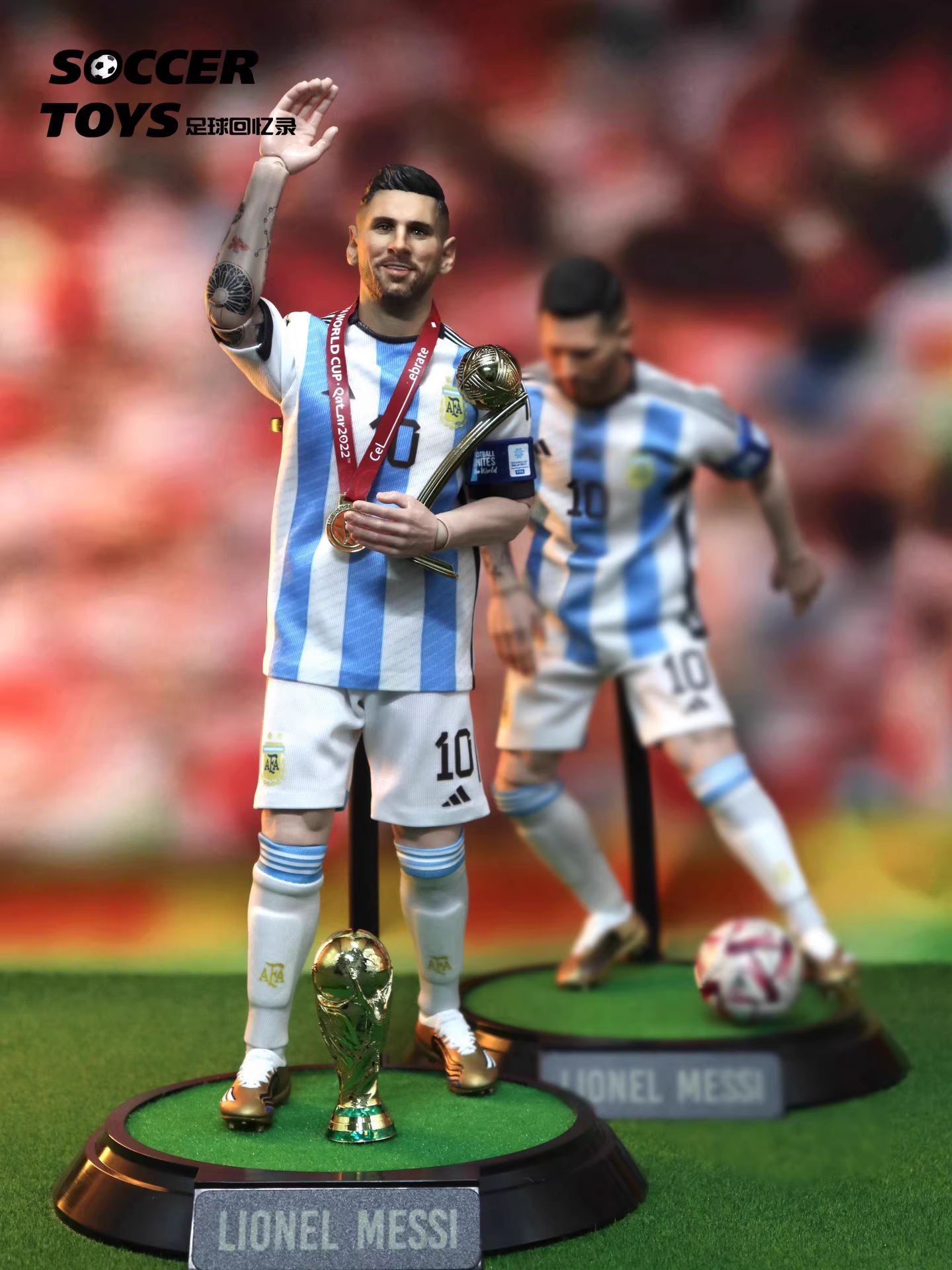 【pre order】Lionel Messi's Qatar World Cup Championship 1/6 Scale Resin Statue - Image 7