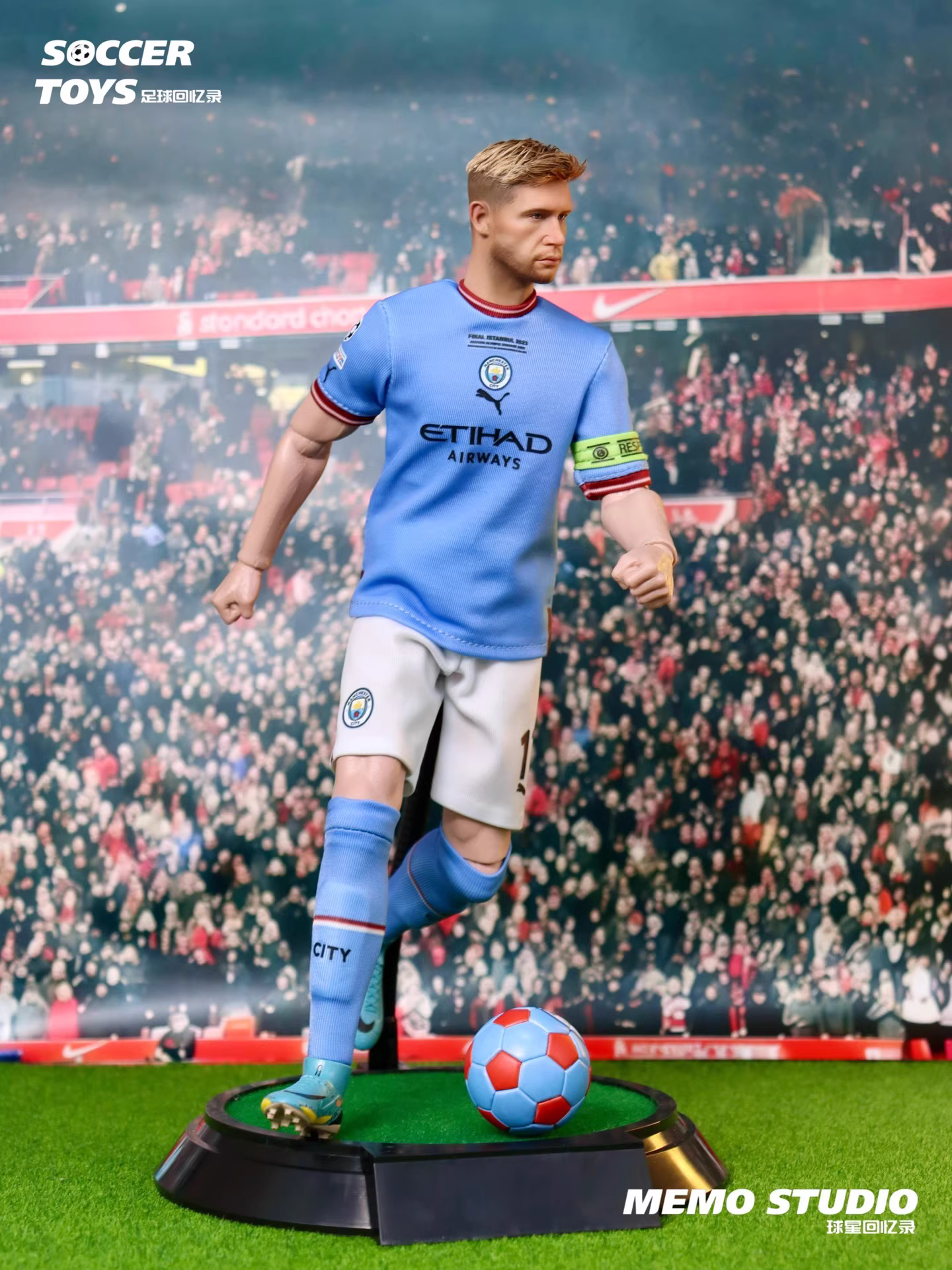 【pre order】Kevin De Bruyne Manchester City Jersey 1/6 Scale Action Figure Resin Statue MEMO STUDIO - Image 2
