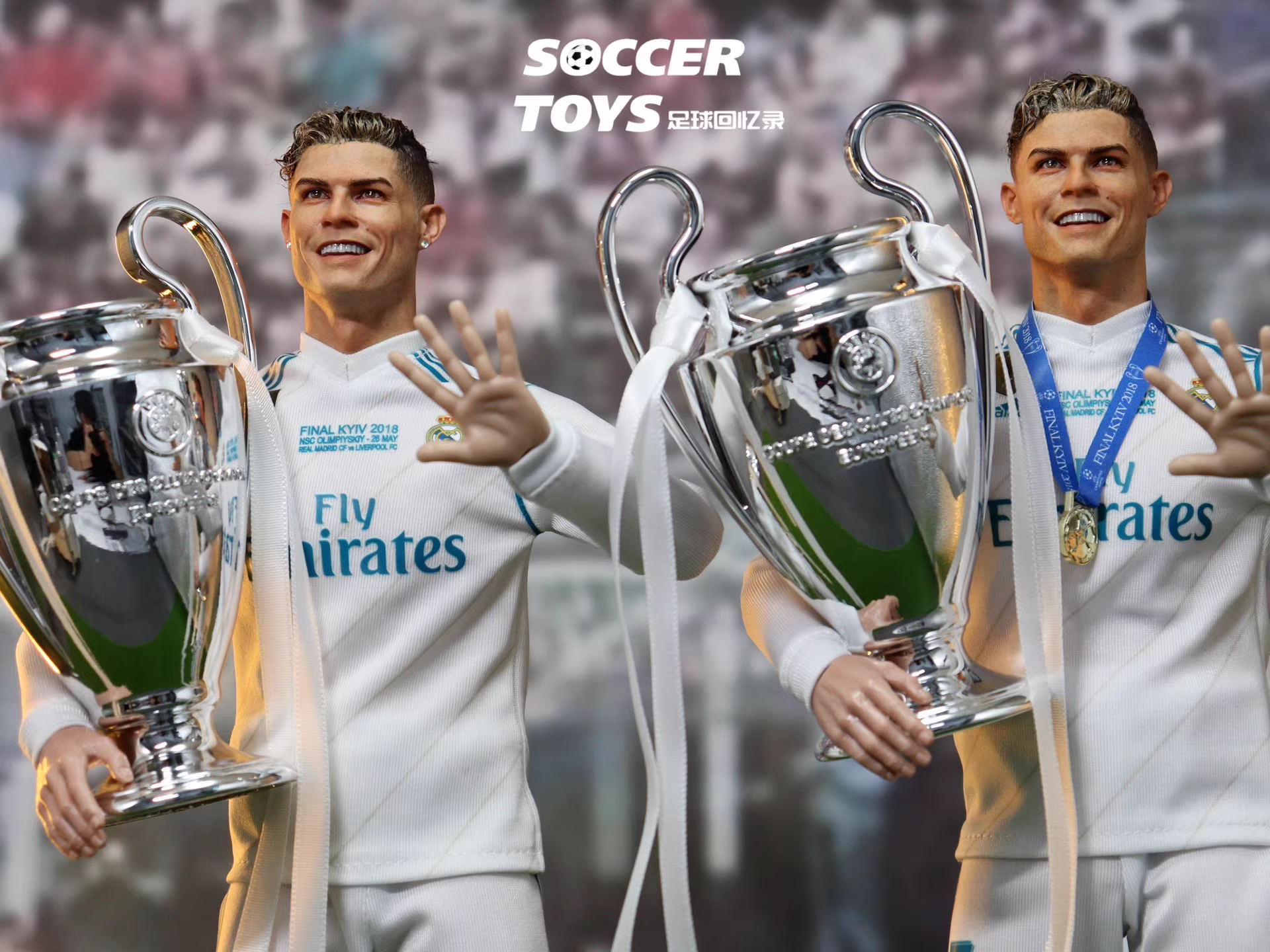 【pre order】Cristiano Ronaldo Instant Noodles Real Period Madrid Jersey 1/6 Scale Action Figure Resin Statue - Image 2