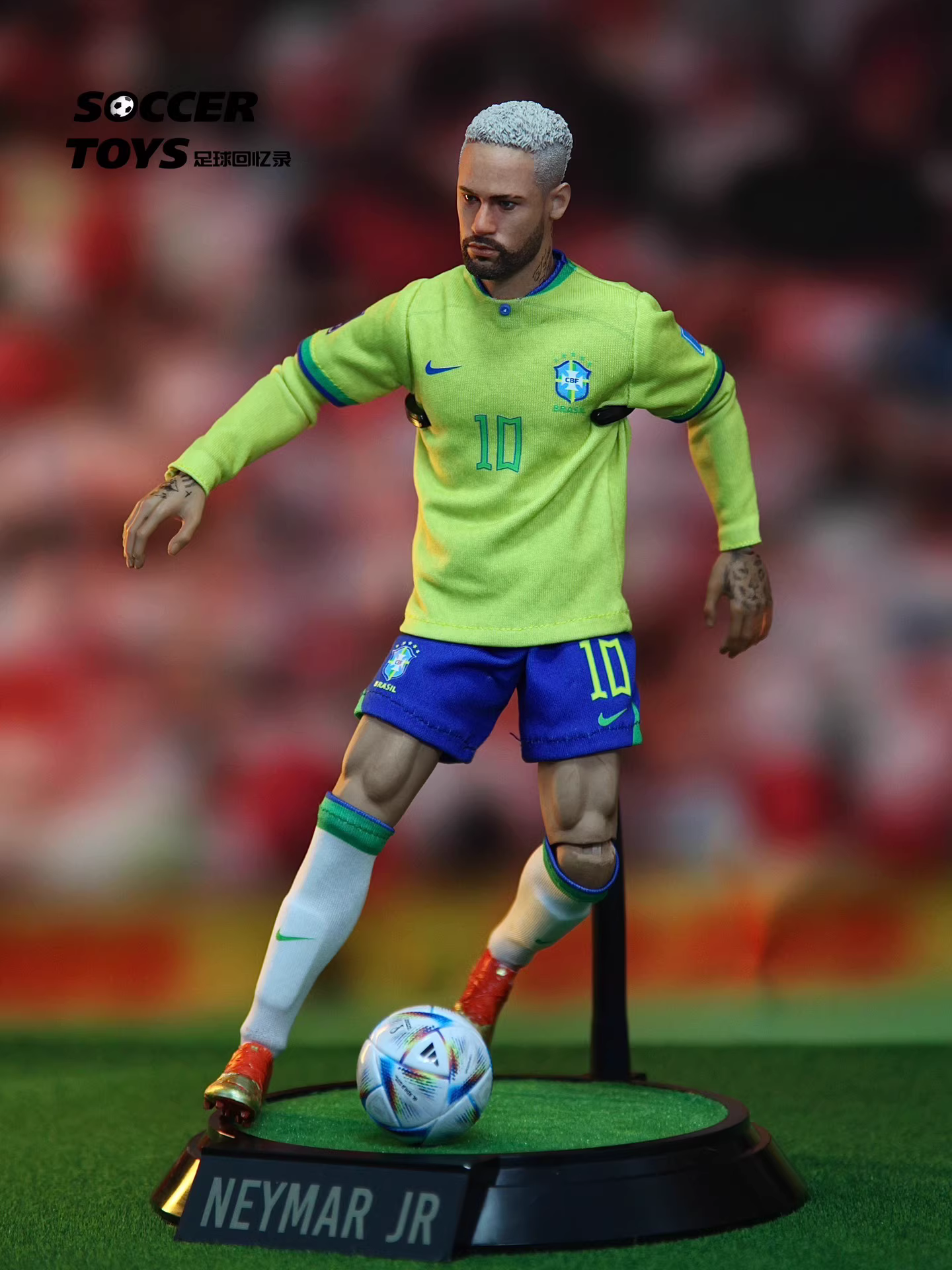 【pre order】Neymar Brazilian National Team 1/6 Scale Resin Statue - Image 6