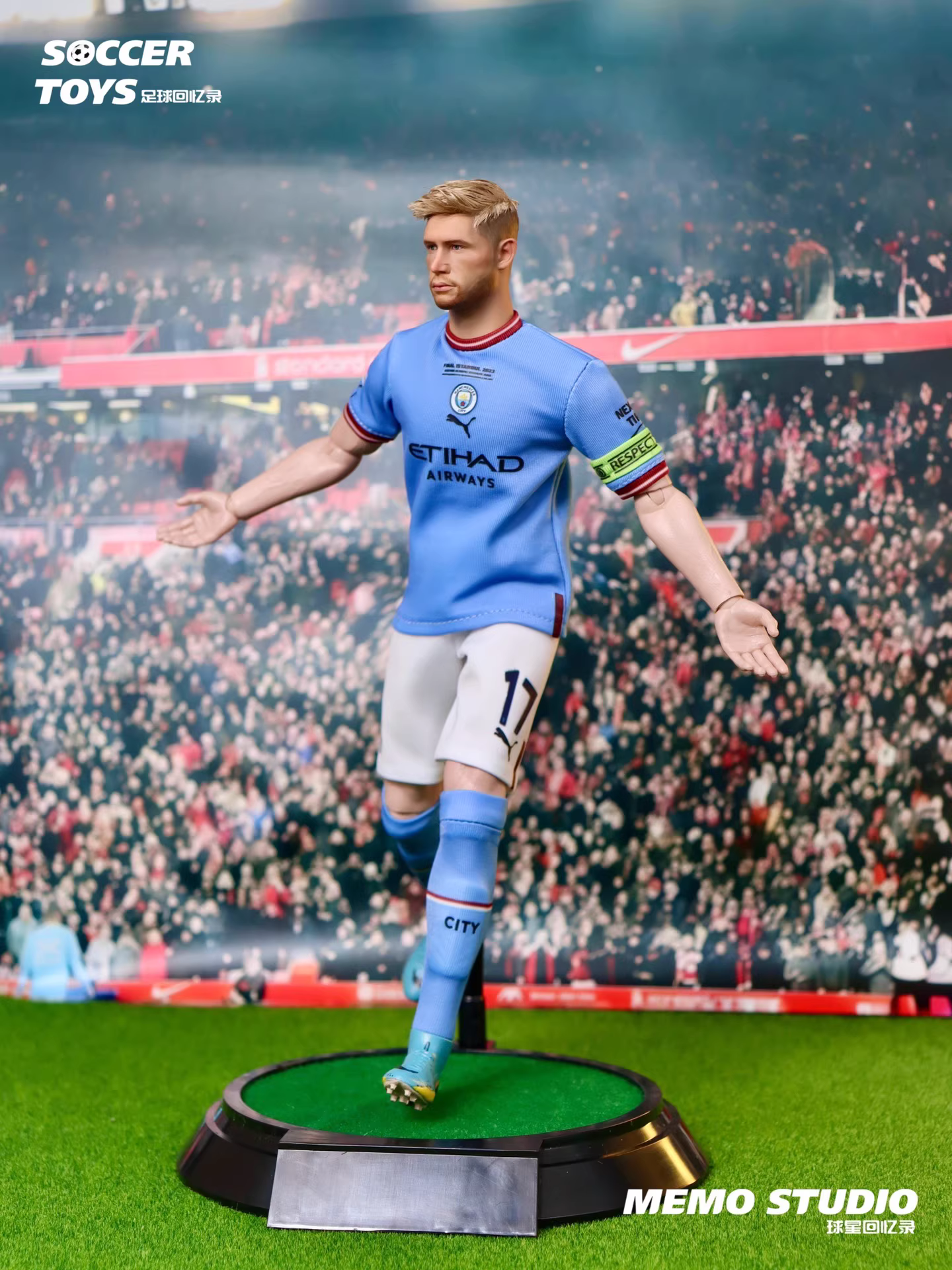 【pre order】Kevin De Bruyne Manchester City Jersey 1/6 Scale Action Figure Resin Statue MEMO STUDIO - Image 9