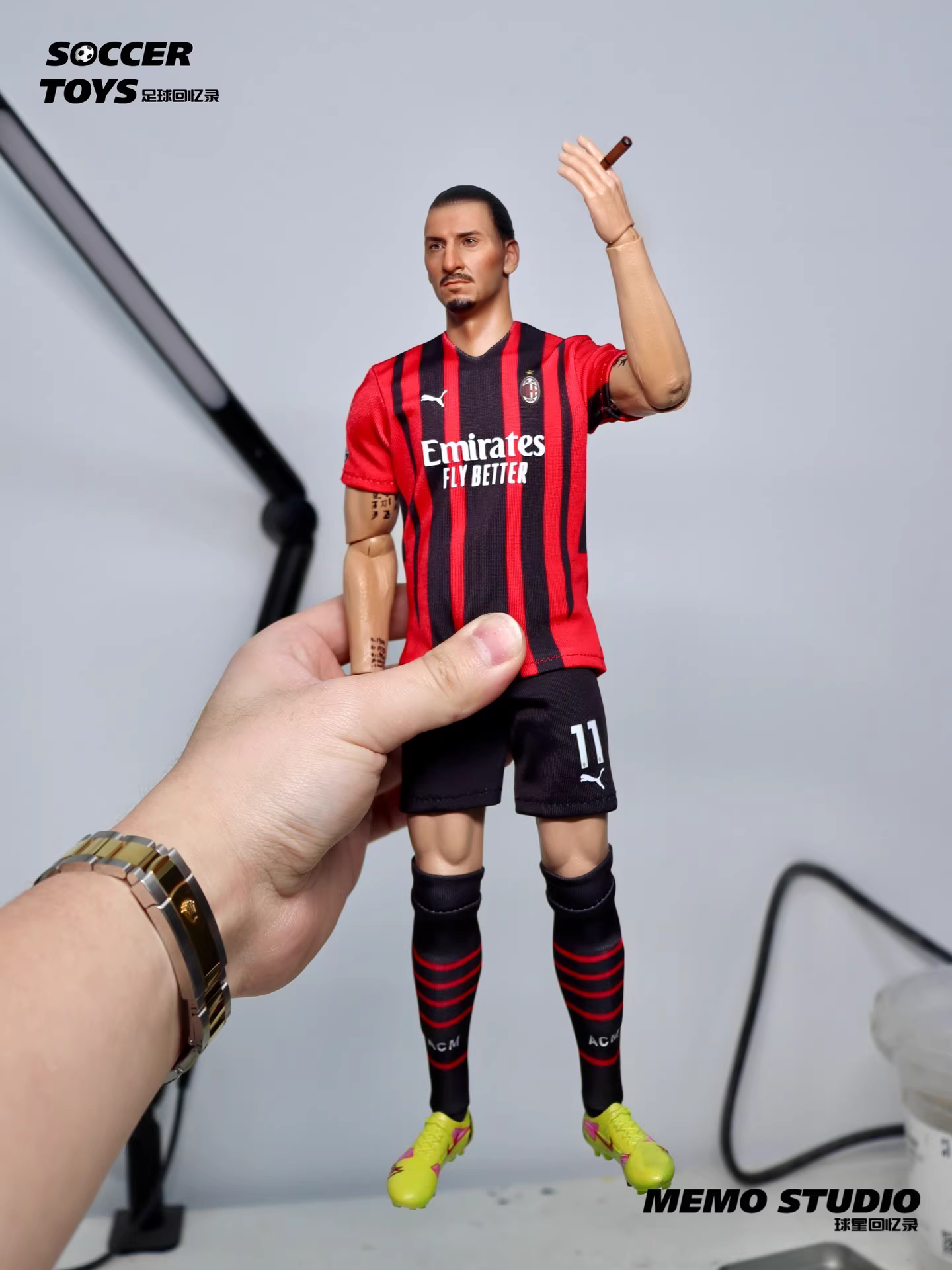 【pre order】Zlatan Ibrahimović 1/6 Scale Action Figure Resin Statue by MEMO STUDIO - Image 3