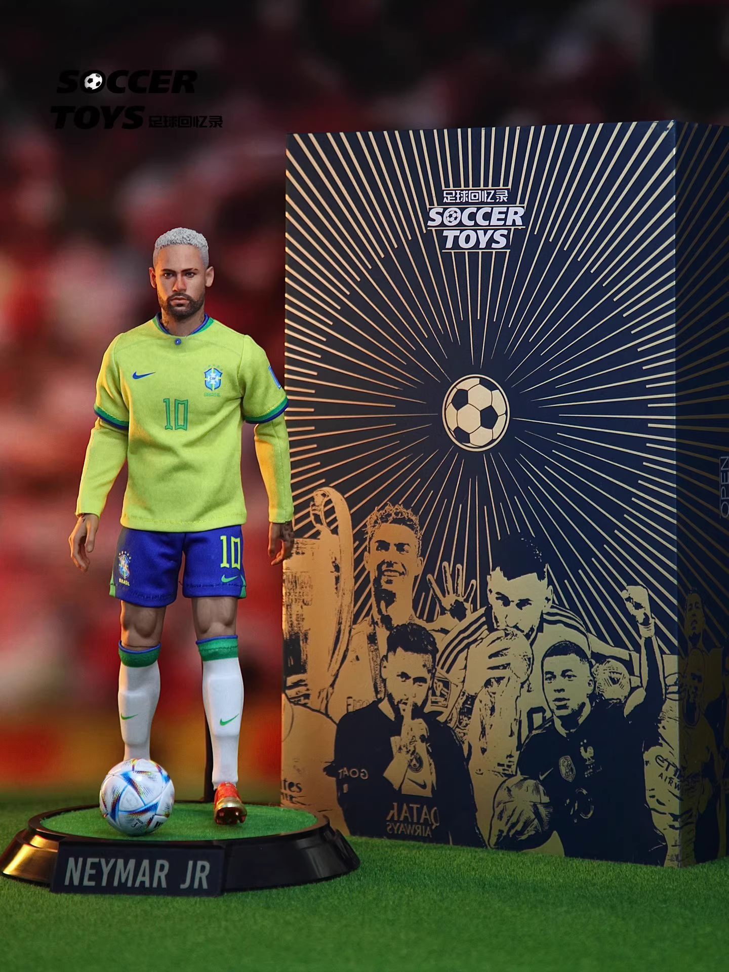 【pre order】Neymar Brazilian National Team 1/6 Scale Resin Statue - Image 10