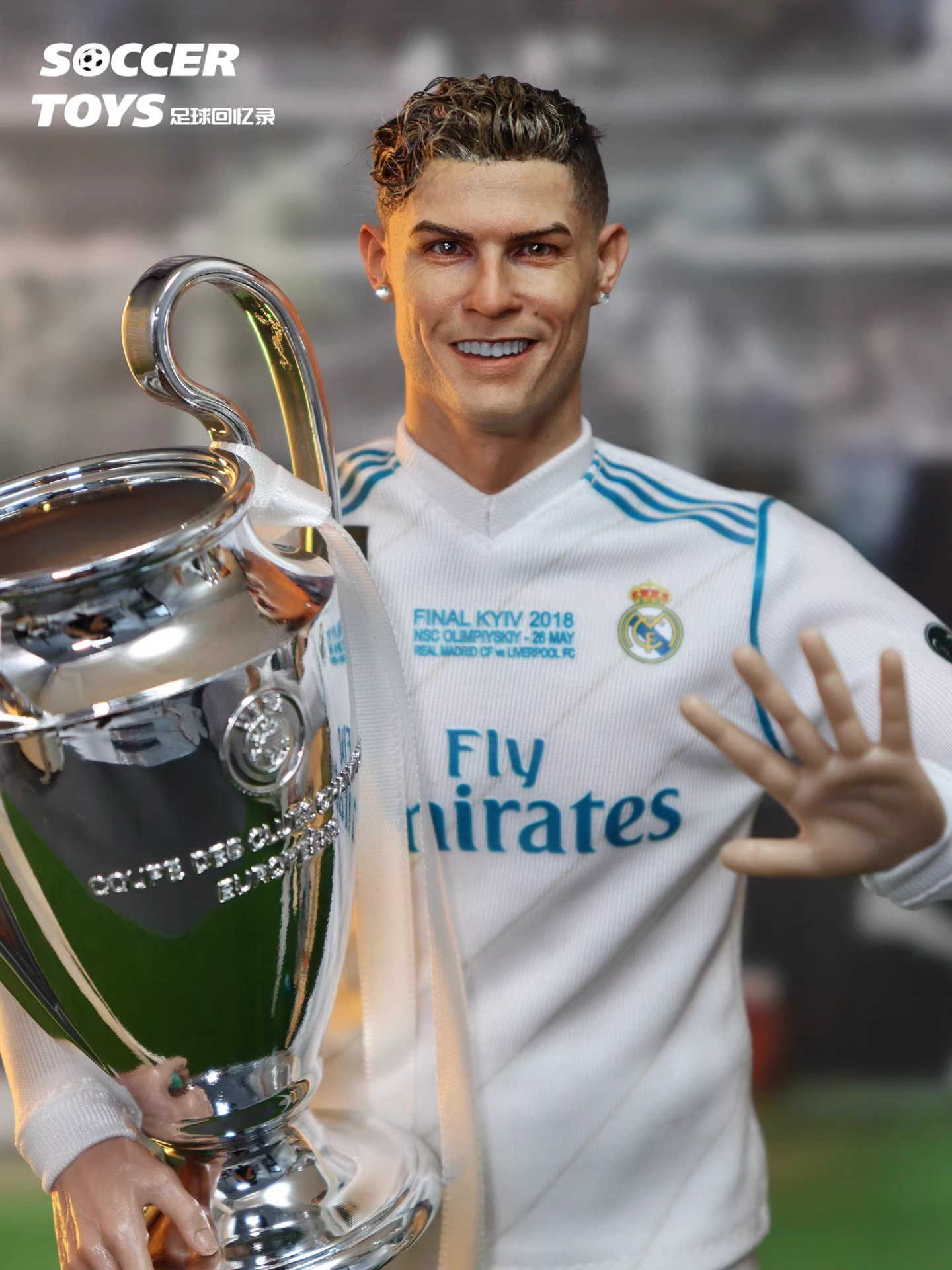 【pre order】Cristiano Ronaldo Instant Noodles Real Period Madrid Jersey 1/6 Scale Action Figure Resin Statue