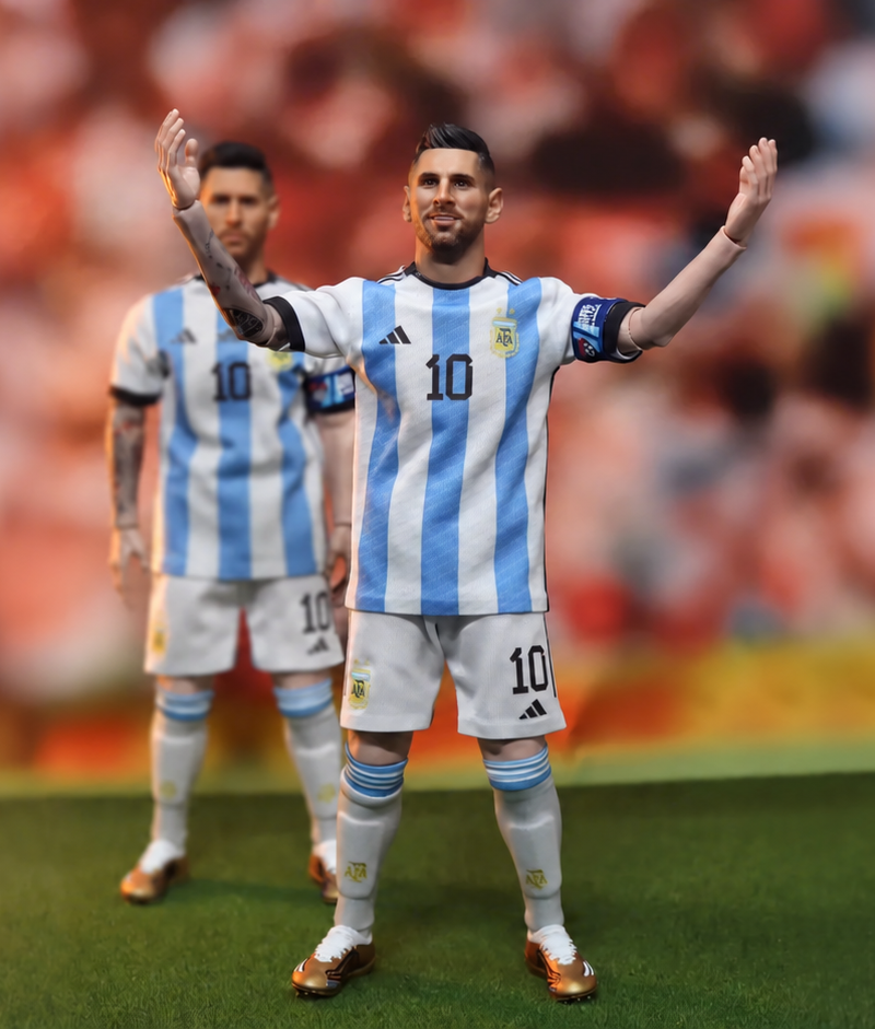 【pre order】Lionel Messi's Qatar World Cup Championship 1/6 Scale Resin Statue
