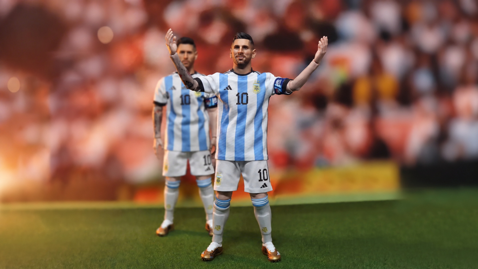 【pre order】Lionel Messi's Qatar World Cup Championship 1/6 Scale Resin Statue