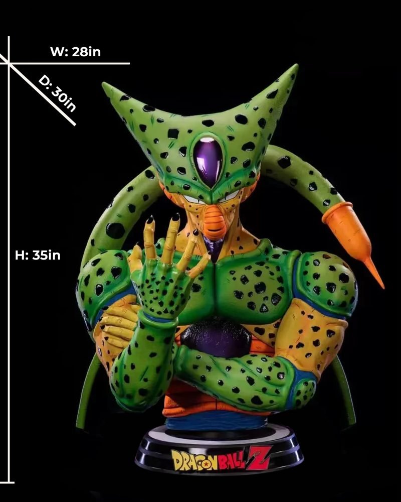 【pre order】 Dragon Ball Cell 1/1 Scale Lifesize Bust Resin Statue
