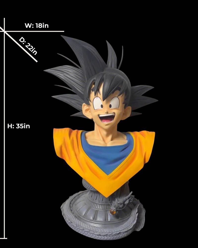 【pre order】 Dragon Ball Goku Smile Scale 1/1 Bust Resin Statue GK