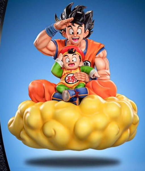 【pre order】 Little Goku Riding Cloud GK Resin Statue H38cm