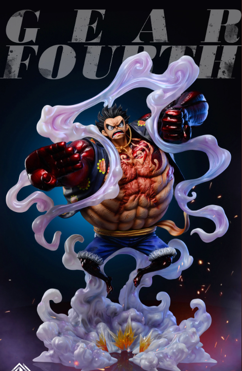 【pre order】 One Piece Luffy Gear 4 Boundman Translucent Resin Statue