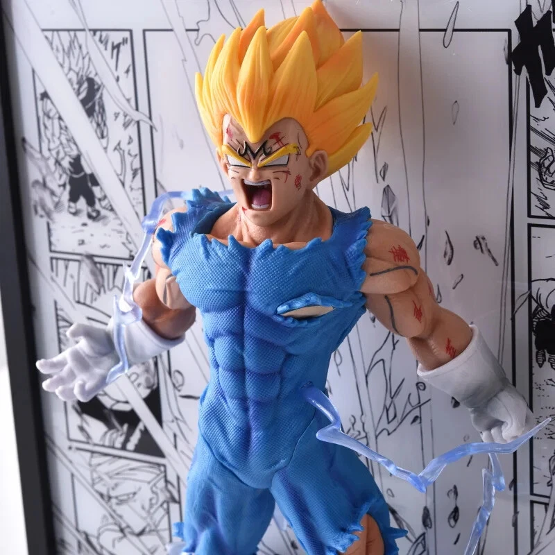 【pre order】 Dragon Ball Z Majin Vegeta 3D LED Wall Art Comic Scene Light Box - Image 4