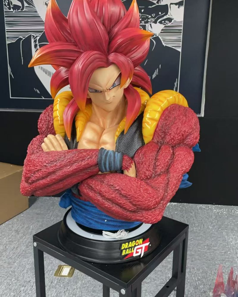 【pre order】Dragon Ball Super Saiyan 4 Gogeta Bust 1/1 Resin Statue