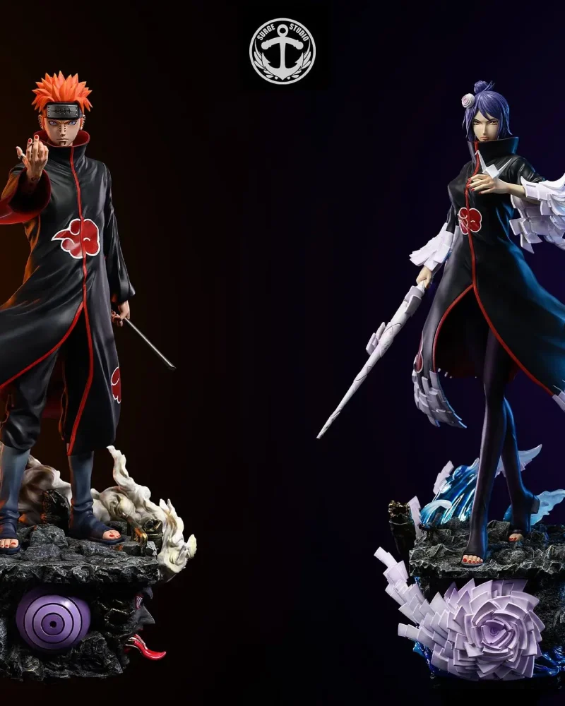 【in stock】 NARUTO PAIN AND KONAN RESIN STATUE