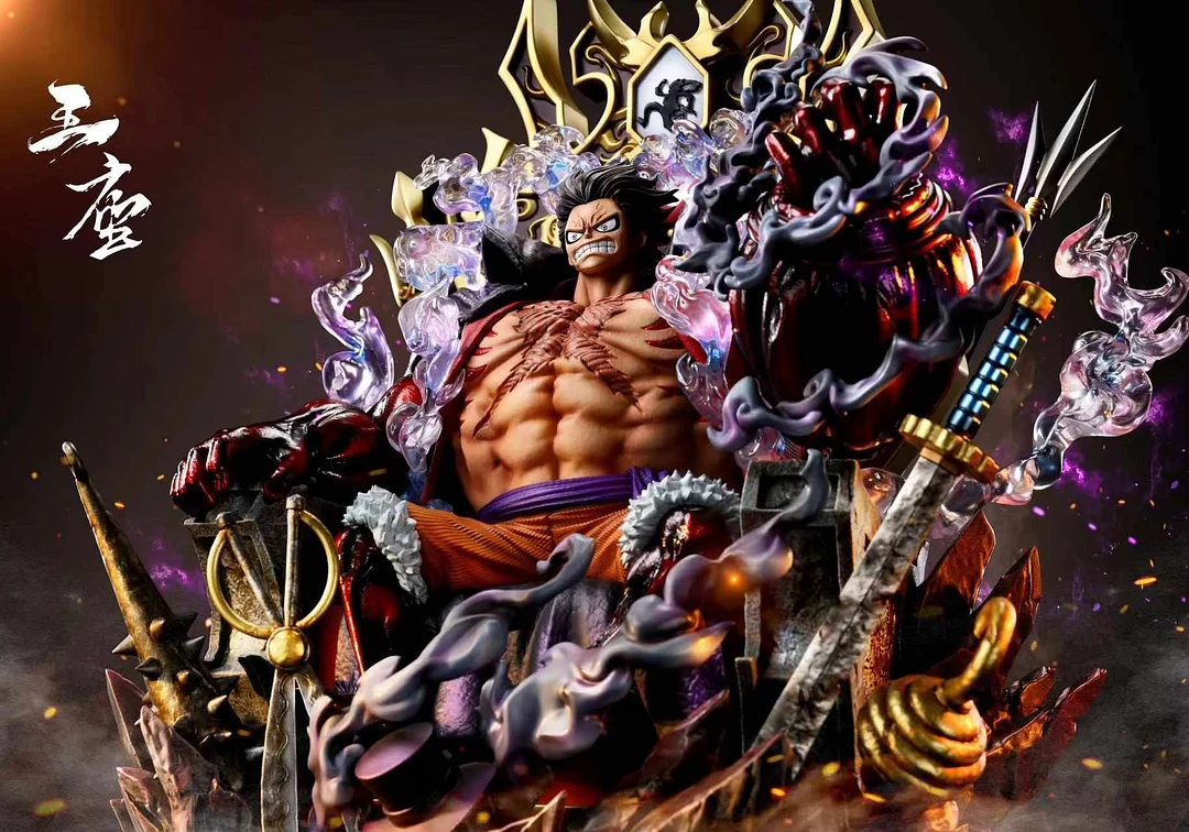 【pre order】ONE PIECE Crowned Throne Monkey D. Luffy Resin Statue - Image 3