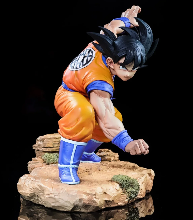 【in Stock】Dragon Ball Goku Fighting Stance Resin Statue