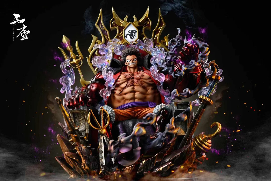 【pre order】ONE PIECE Crowned Throne Monkey D. Luffy Resin Statue - Image 5