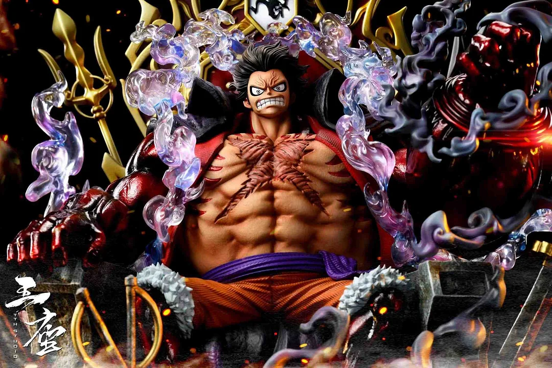【pre order】ONE PIECE Crowned Throne Monkey D. Luffy Resin Statue - Image 4