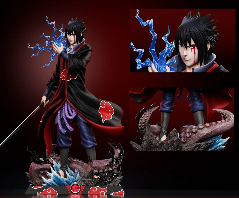 【in Stock】Naruto Taka Uchiha Sasuke Resin Statue - Image 2