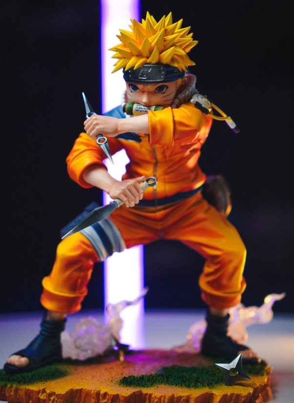 【pre order】Naruto Zhen Yi Childhood Uzumaki Resin Statue - Image 2
