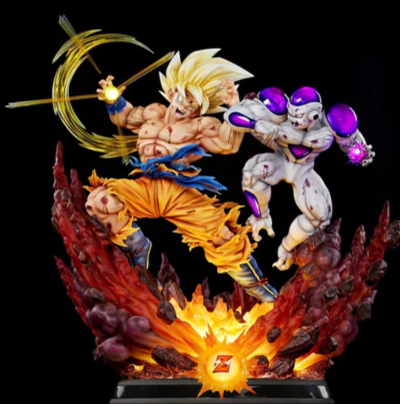 【pre order】Dragon Ball Super Saiyan Goku VS Frieza Resin Statue