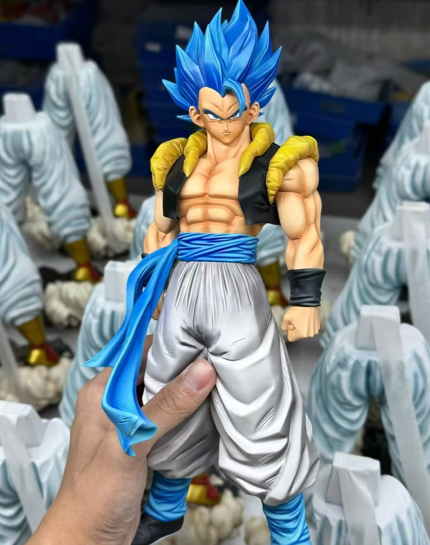 【pre order】Dragon Ball Z Super Saiyan Blue Gogeta Resin Statue GK - Image 2