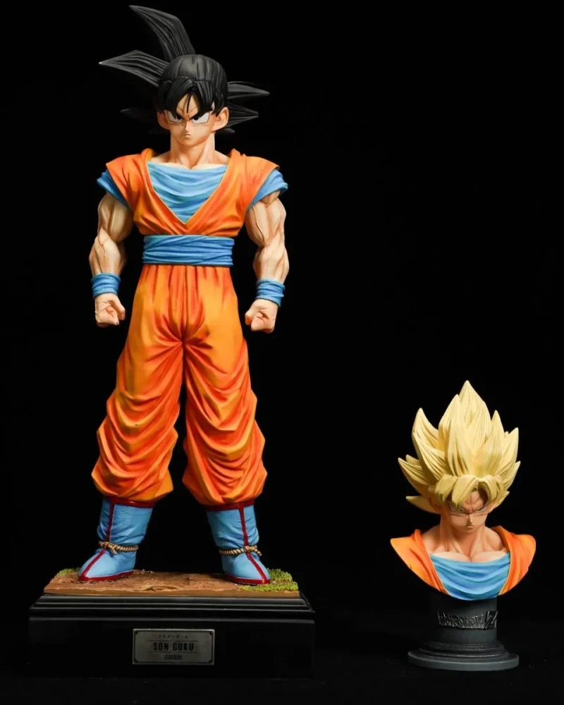 【pre order】Dragon Ball Son Goku 2 Heads Resin Anime Statue| 1：4