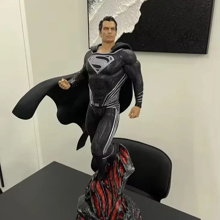 【pre order】Zack Snyder’s Justice League Superman Black Suit Resin Statue 1/4 - Image 4