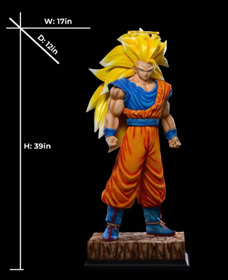 【pre order】Dragon Ball 1/2 Super Saiyan 3 Goku Resin Statue