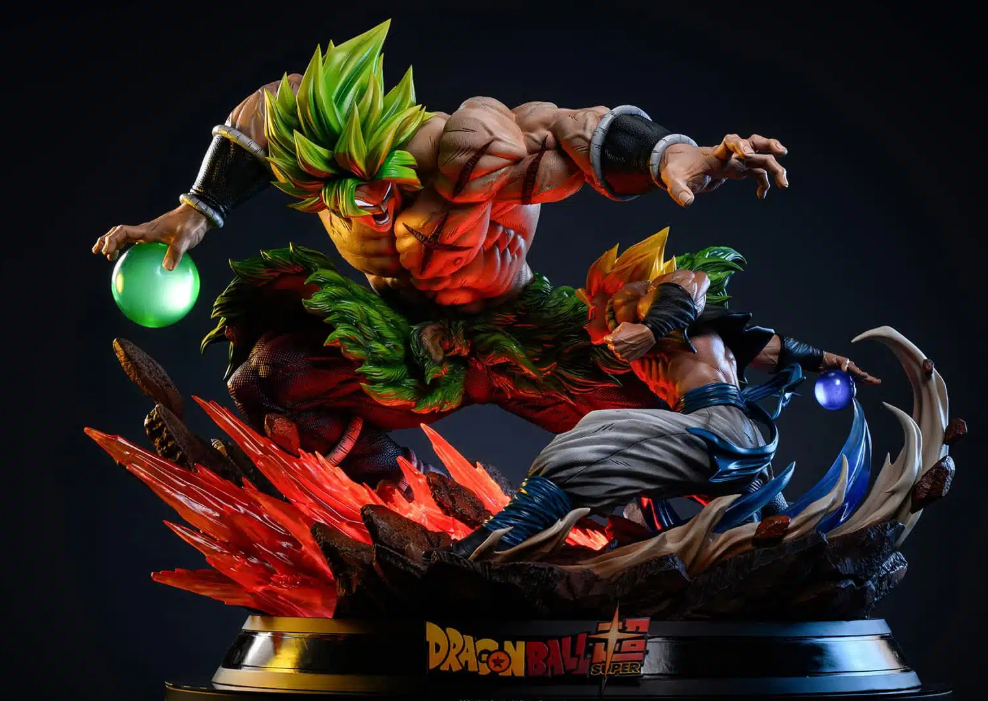 【pre order】Dragon Ball Broly VS Gogeta Resin Statue 1/4 - Image 4
