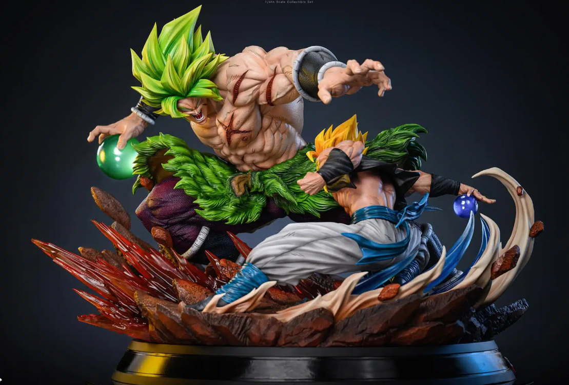 【pre order】Dragon Ball Broly VS Gogeta Resin Statue 1/4 - Image 2