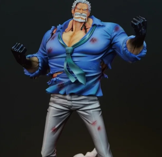 【in Stock】One Piece Hero Navy Monkey D. Garp Resin Statue 1/6
