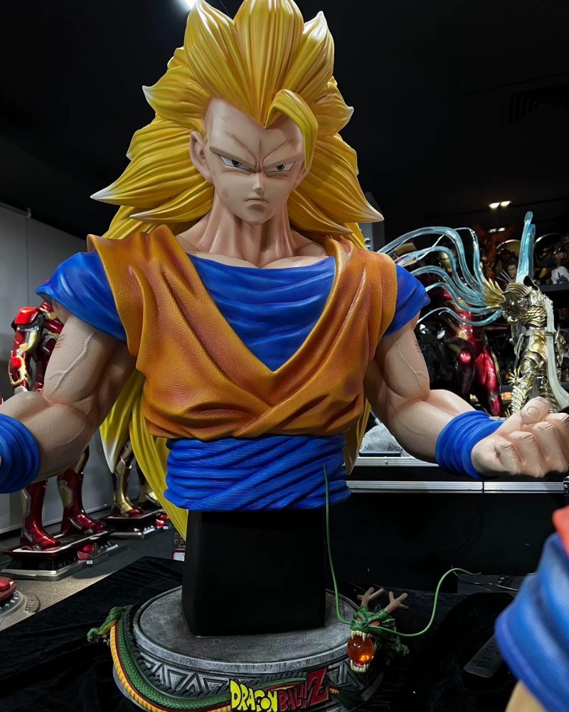 [pre order]Super Saiyan 3 Goku Bust RESIN STATUE