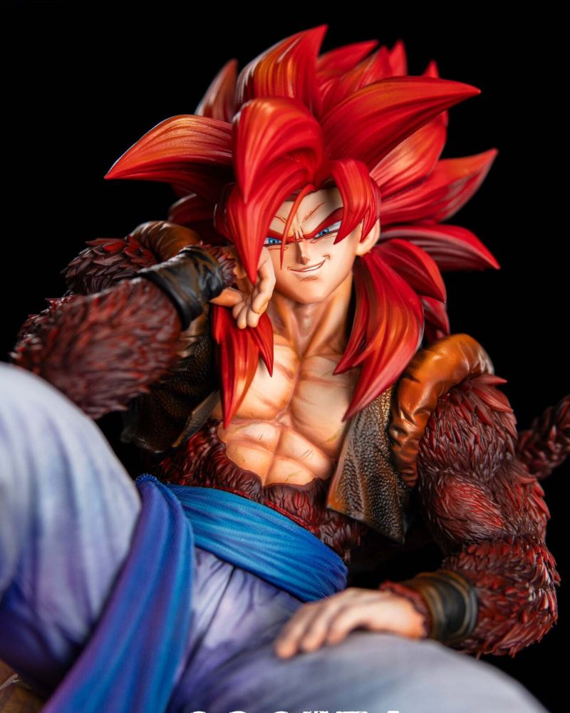 【pre order】FXW DRAGON BALL Seated Gogeta Resin SSJ4