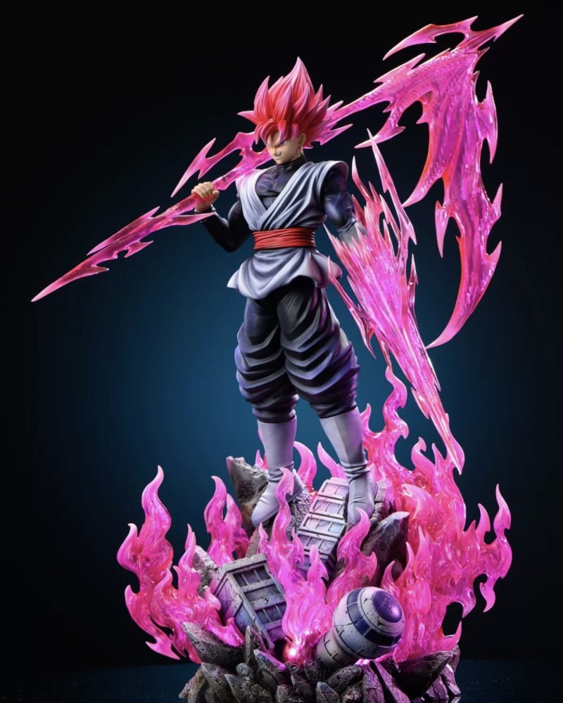 [pre order]DRAGON BALL Super Saiyan ROSÉ resin gk 1/4  1/6  led