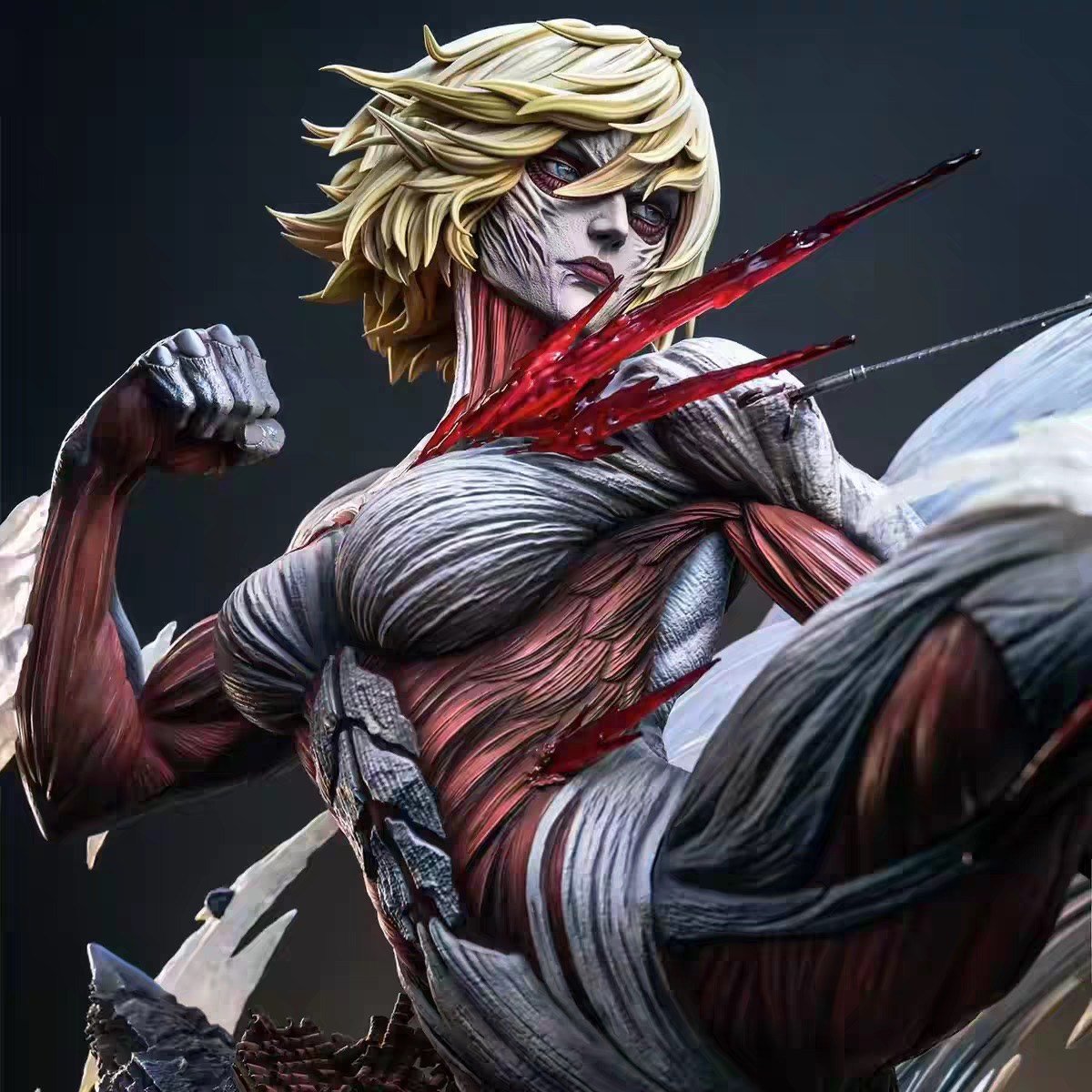 【pre order】Attack on Titan Mikasa·Ackerman VS Megata no Kyojin resin gk - Image 2
