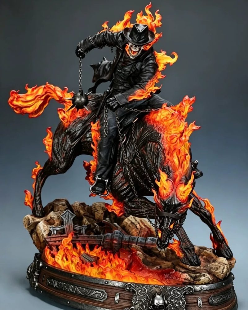 【pre order】XM Studios Ghost Rider Horseback 1/4 Statue GK