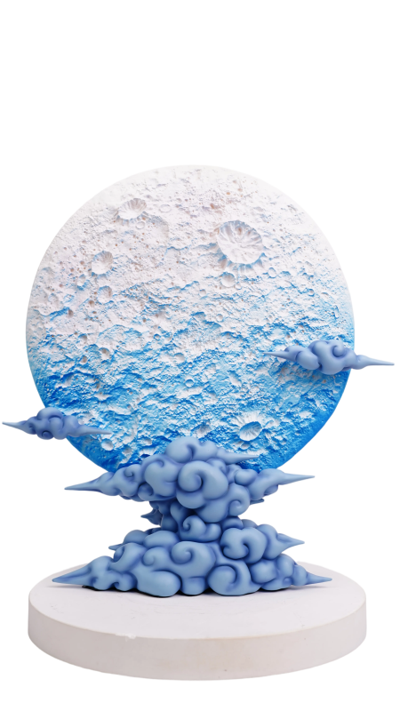 【pre order】LED Light‑up Moon Diorama Base resin